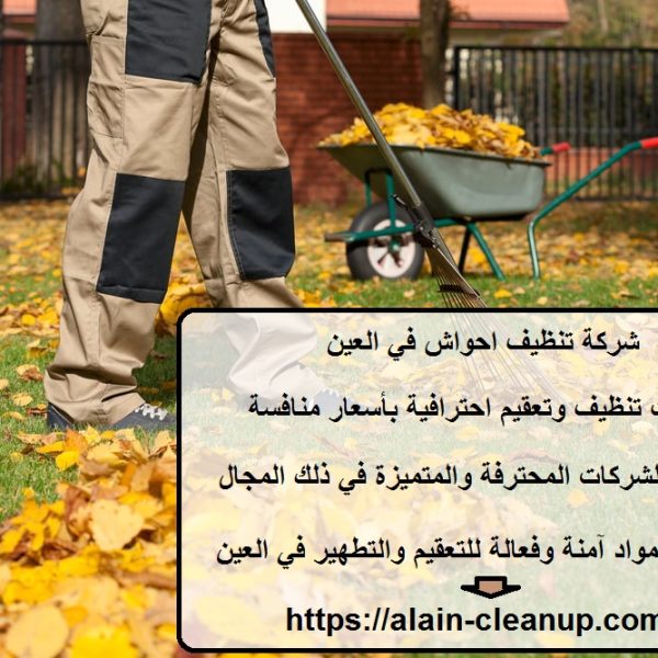 شركة تنظيف احواش في العين