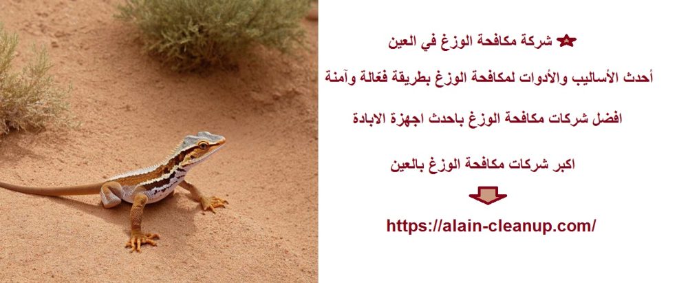 شركة مكافحة الوزغ في العين