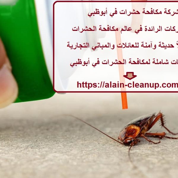 شركة مكافحة حشرات في أبوظبي
